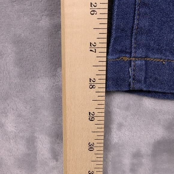 Turtle Bay Pull On Jeans Womens Medium Elastic Pockets Stretch Comfy Mom Pants - Picture 5 of 7